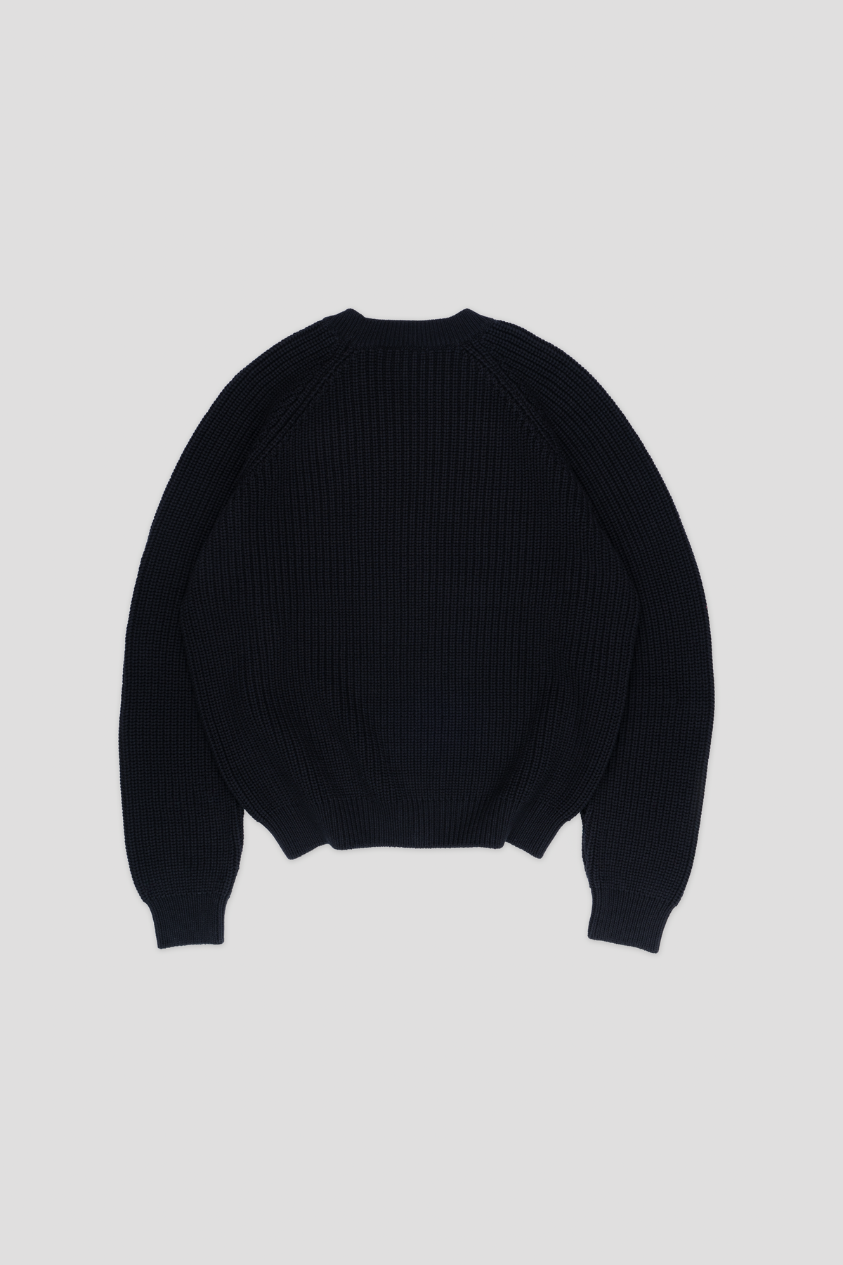 Heavyweight Knitted Jumper - Black