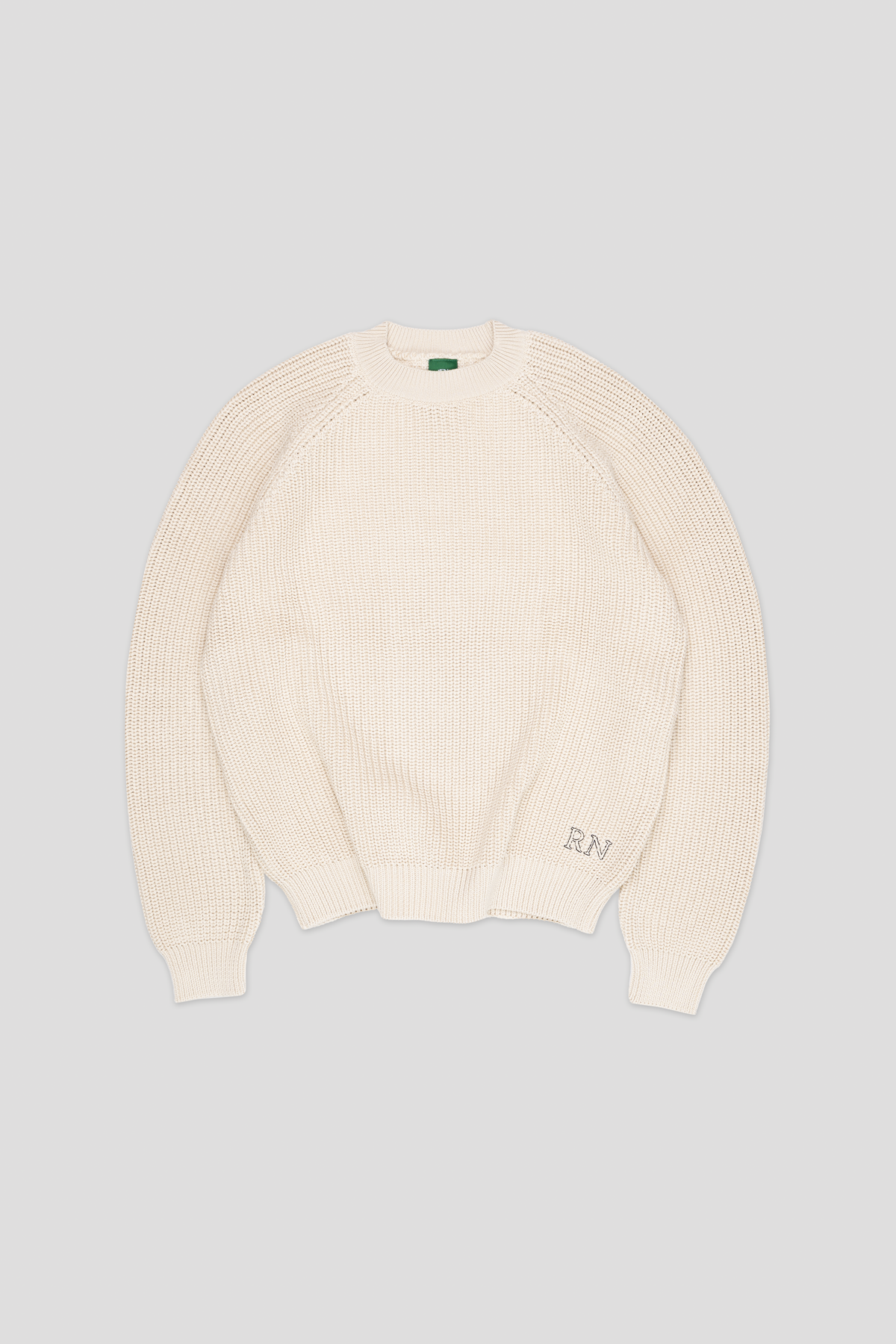 Heavyweight Knitted Jumper - Tofu