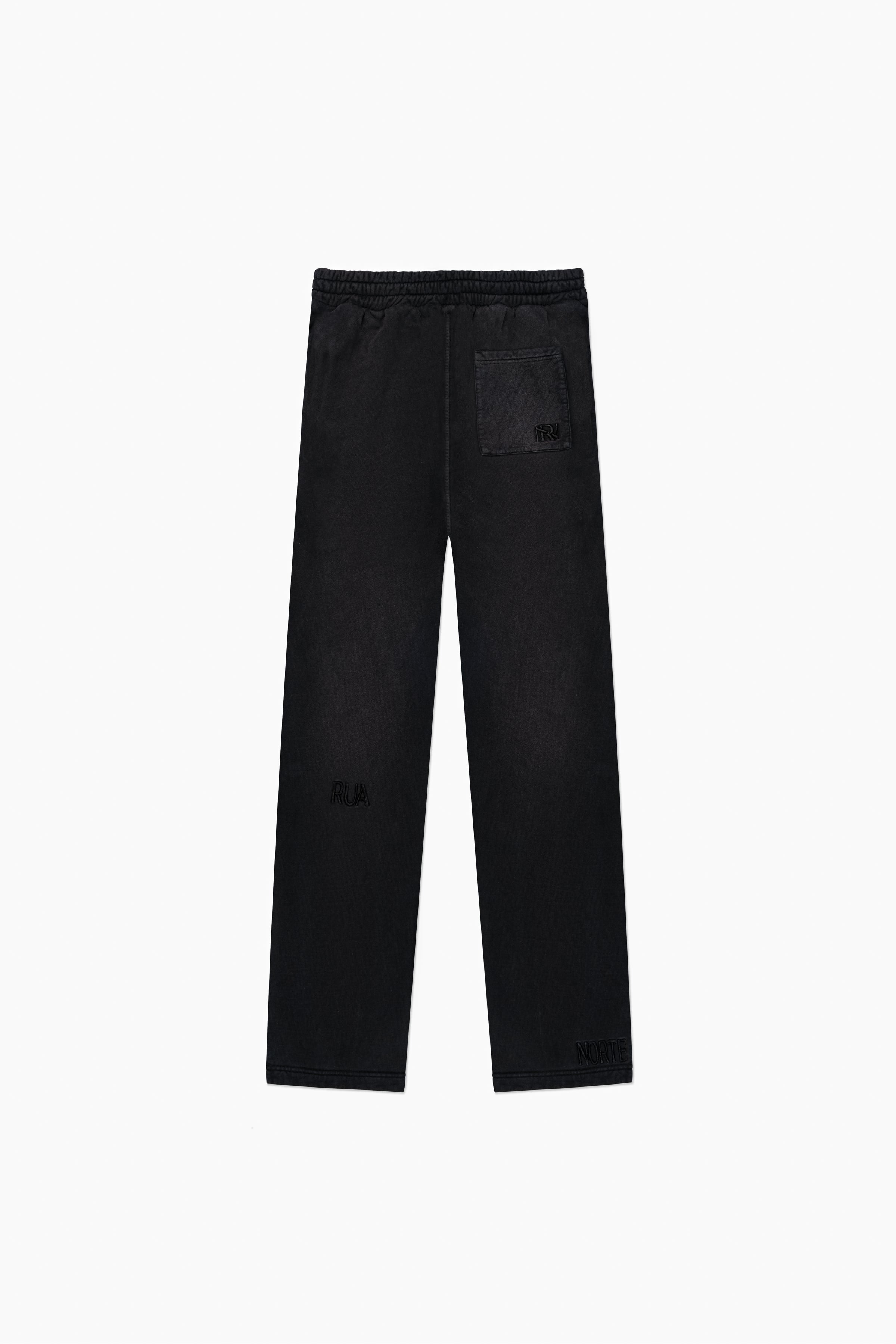 Hand Sprayed Principal Sweatpants - Faded Black