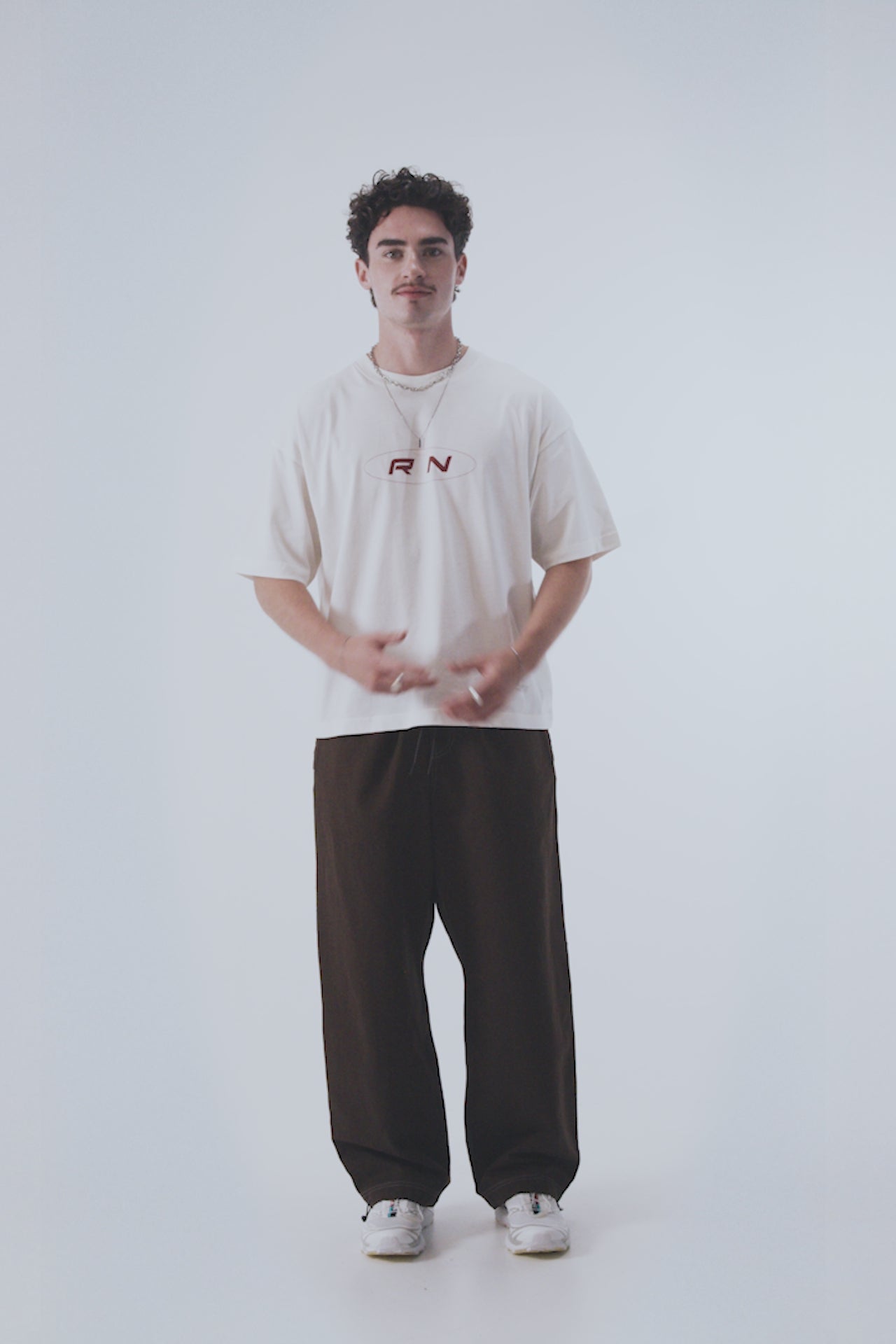 Lightweight Reflection Graphic T-Shirt Off White
