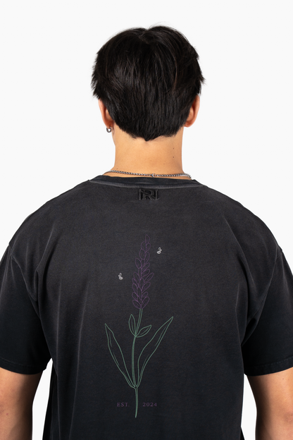 Lavender T-Shirt - Faded Black