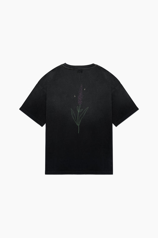 Lavender T-Shirt - Faded Black