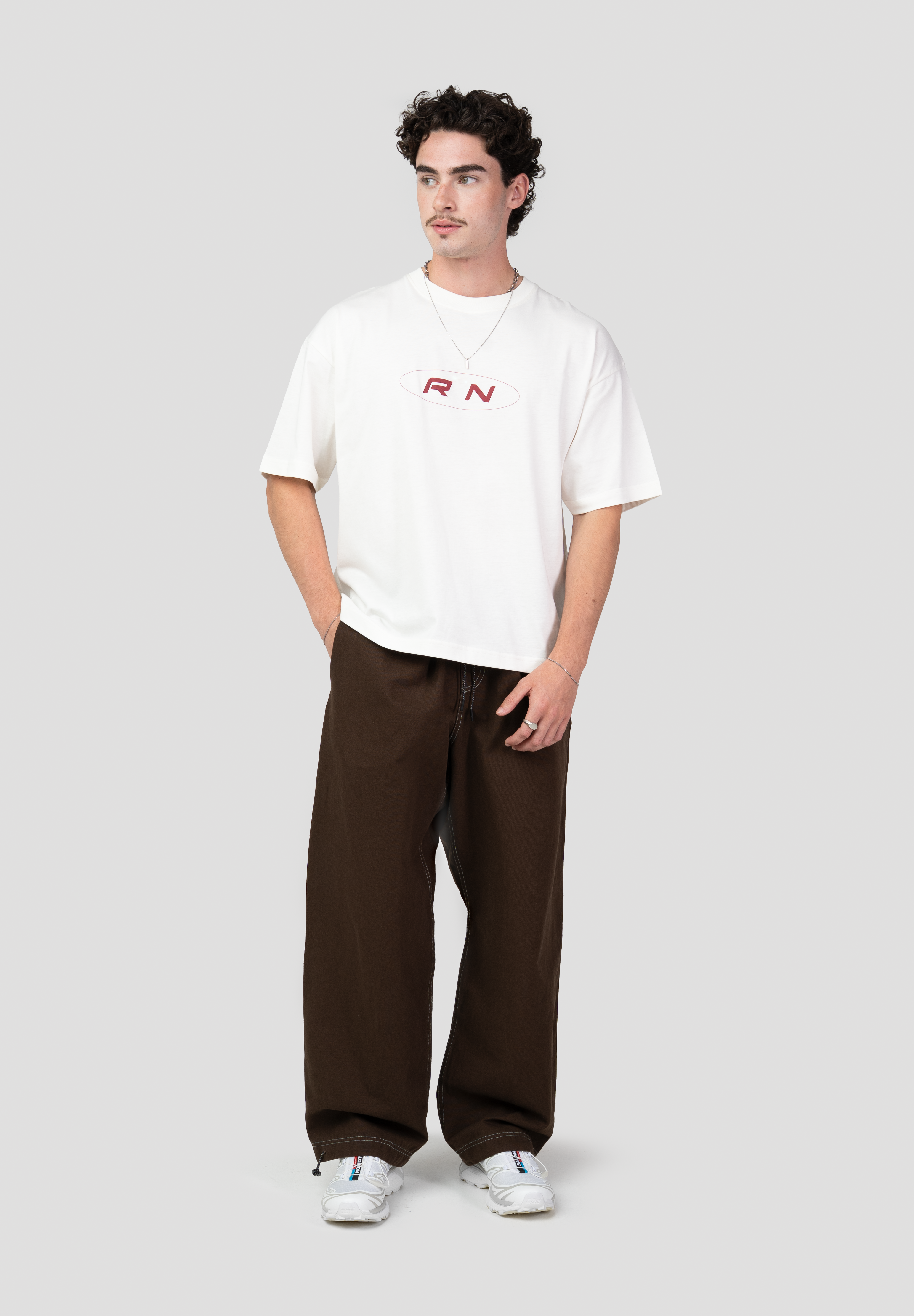 Lightweight Reflection Graphic T-Shirt Off White