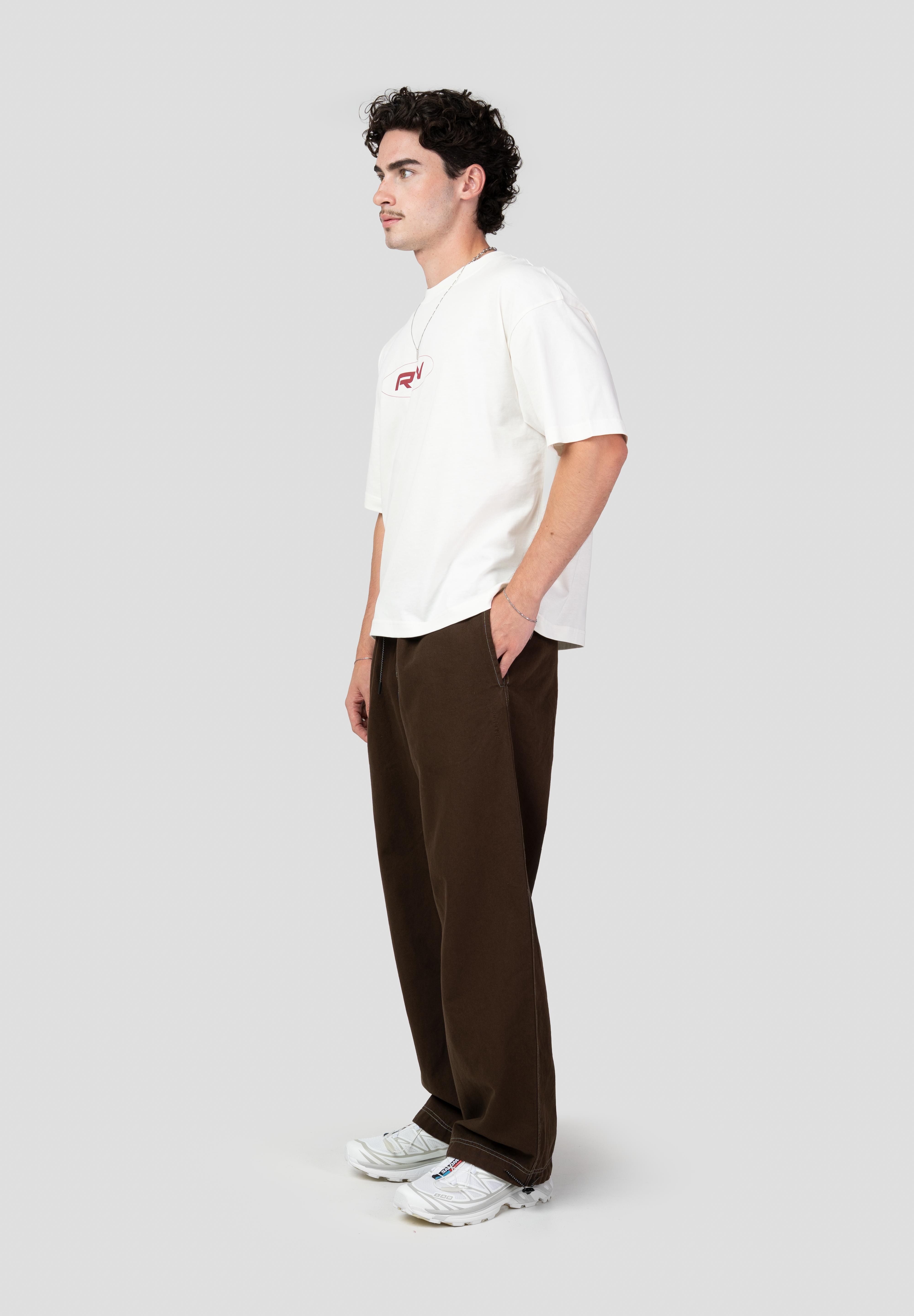 Lightweight Reflection Graphic T-Shirt Off White