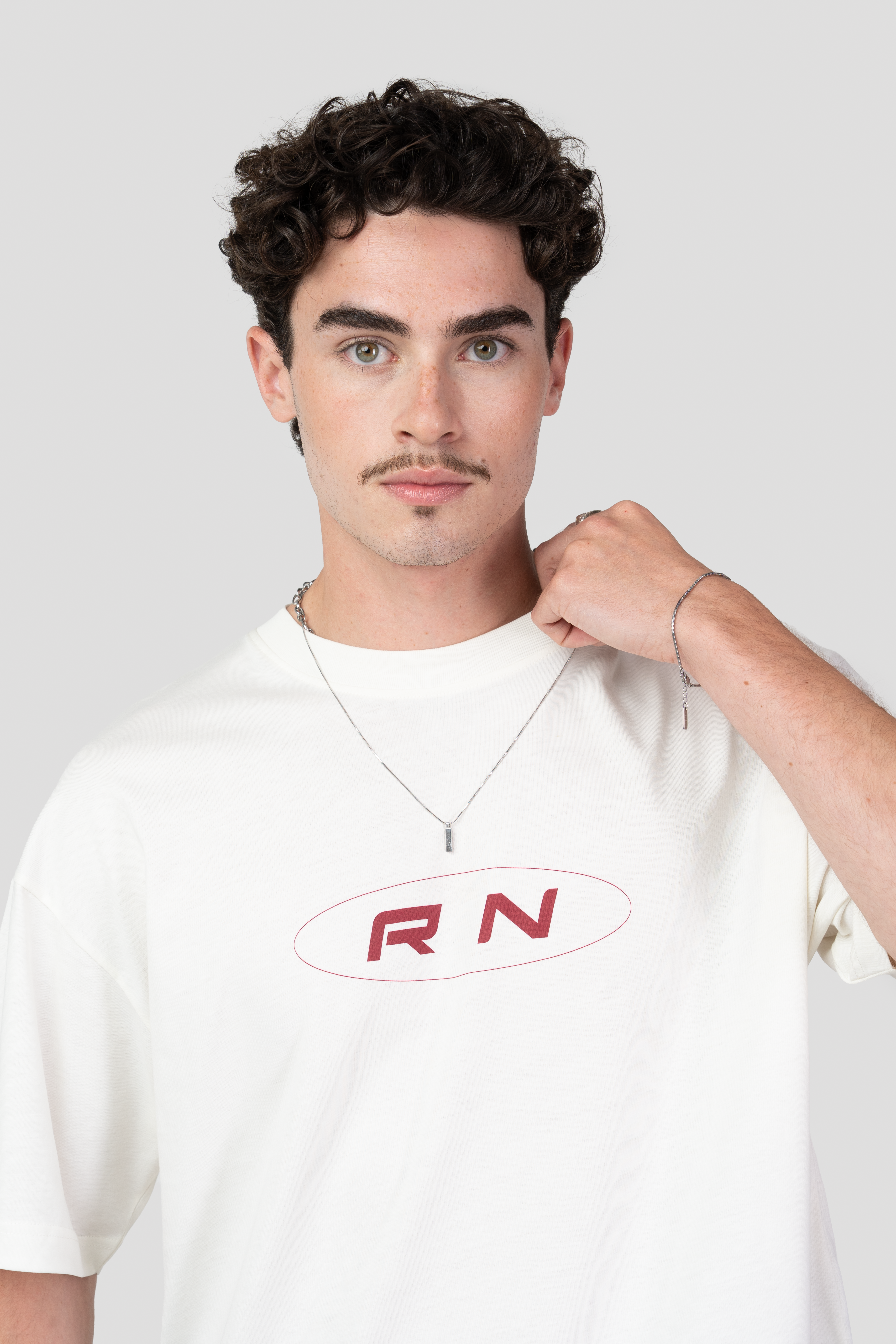Lightweight Reflection Graphic T-Shirt Off White