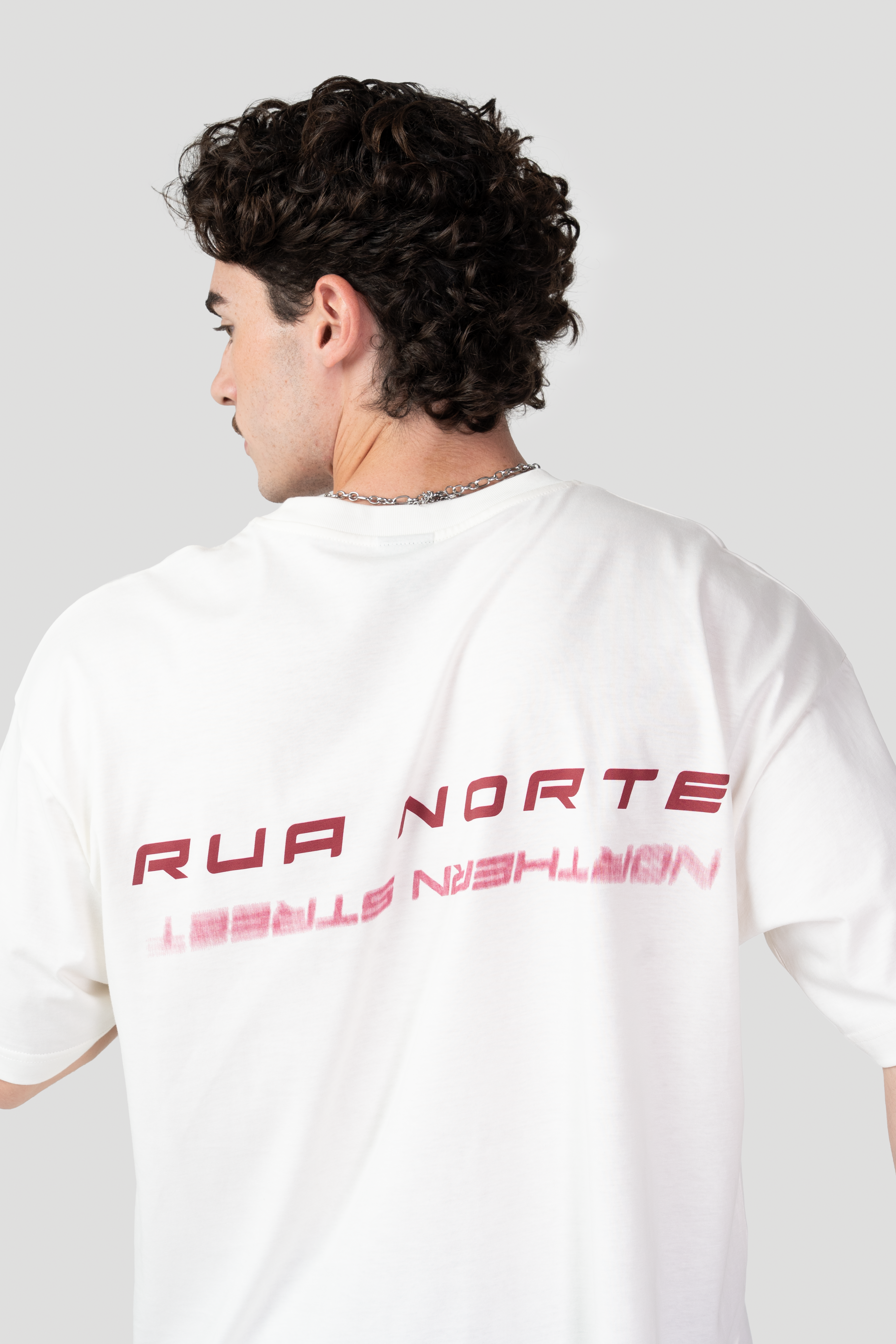 Lightweight Reflection Graphic T-Shirt Off White