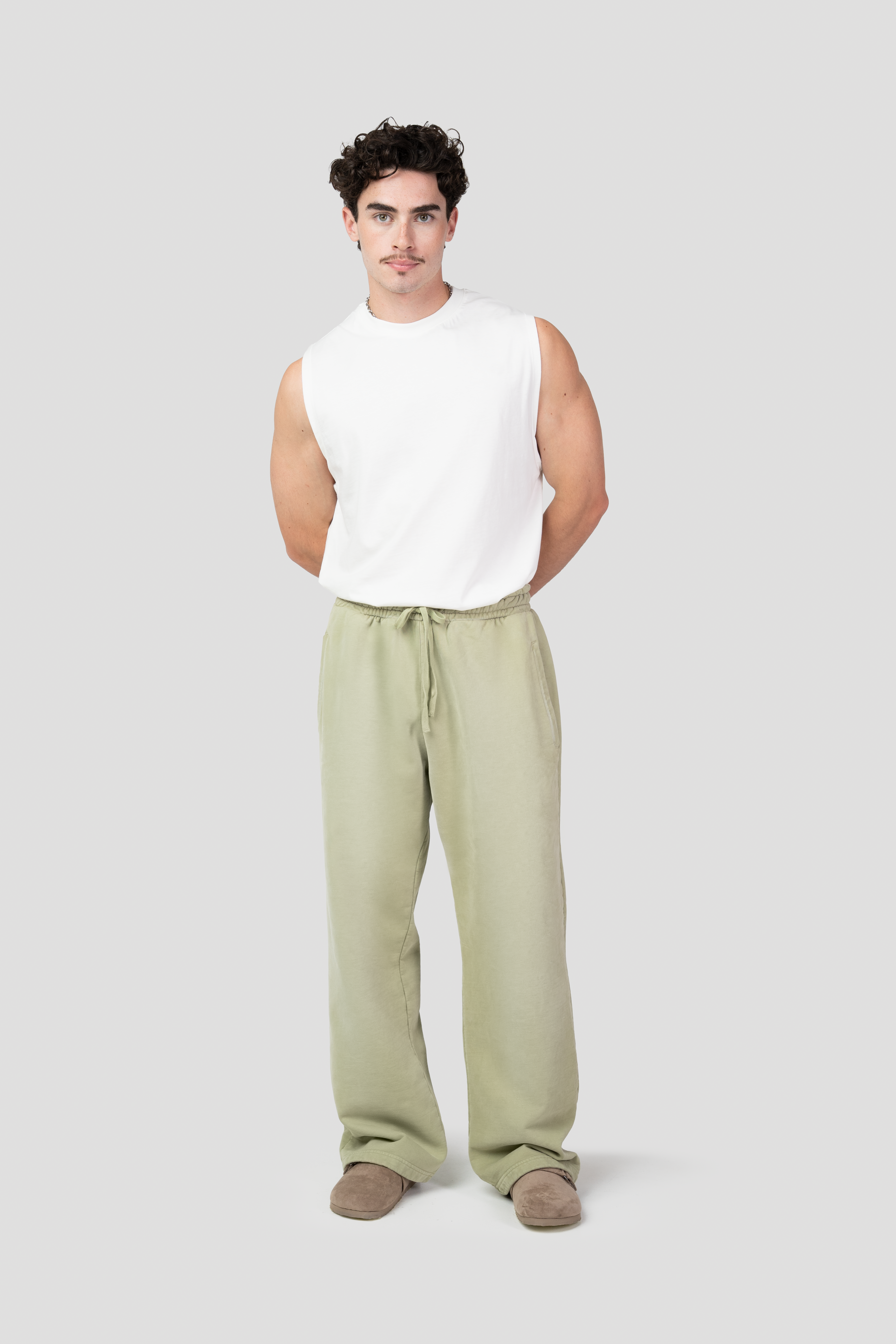 Pantalon de survêtement à jambe large de la collection Basic