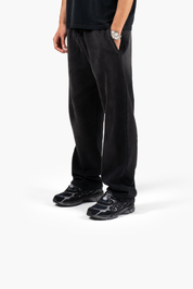 Hand Sprayed Principal Sweatpants - Faded Black