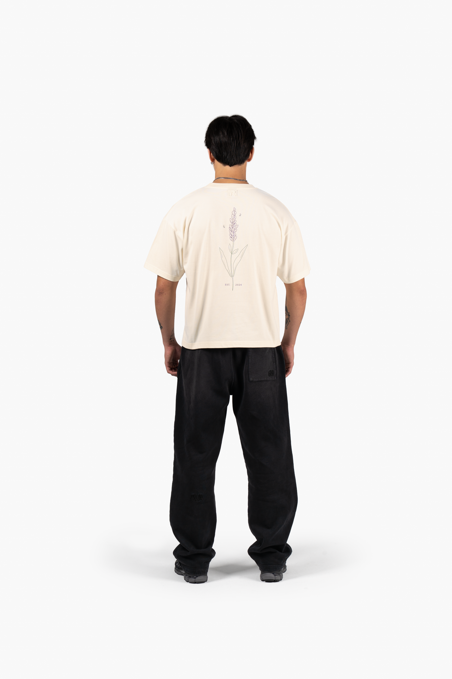 Lavender T-Shirt - Antique White