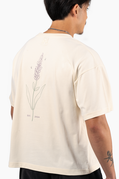 Lavender T-Shirt - Antique White