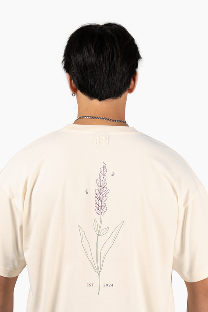 Lavender T-Shirt - Antique White