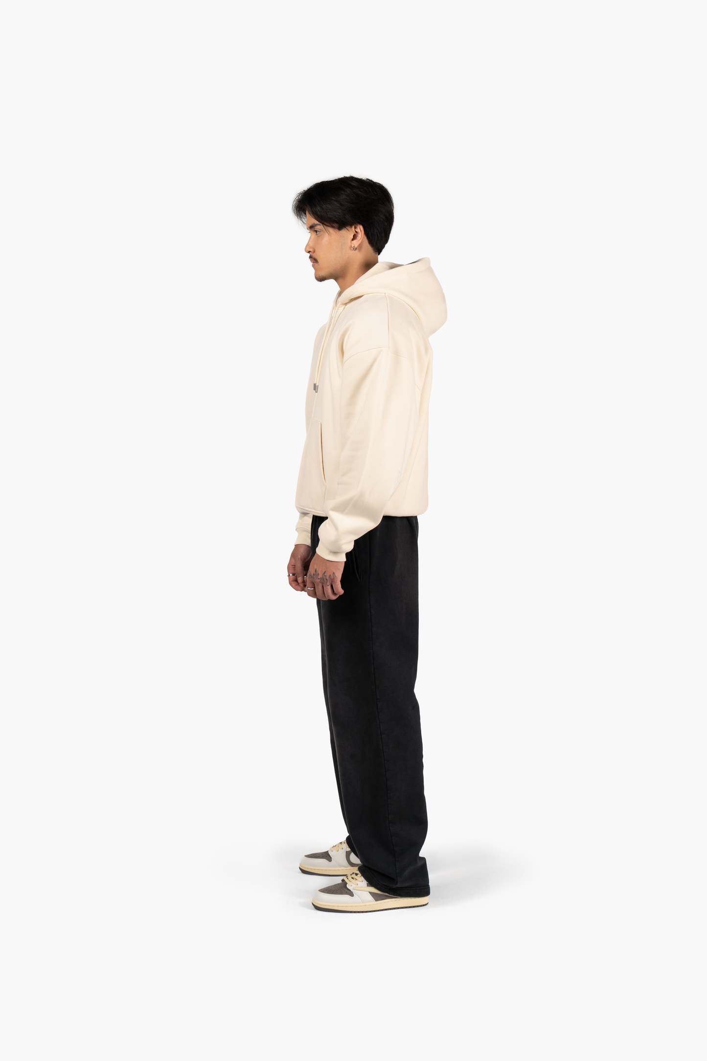 Principal Collection Zip Hoodie - Antique White