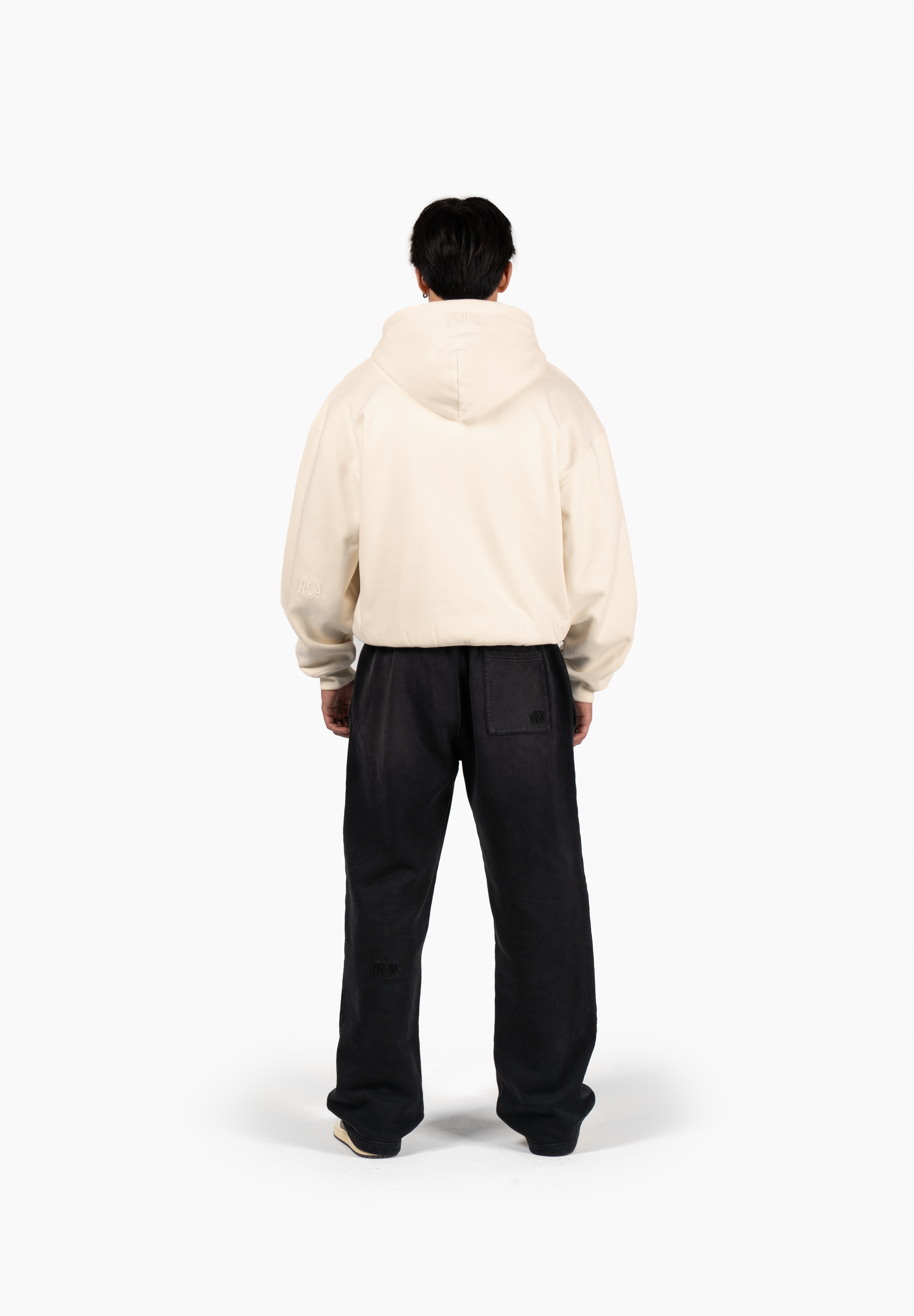 Principal Zip Hoodie - Antique White