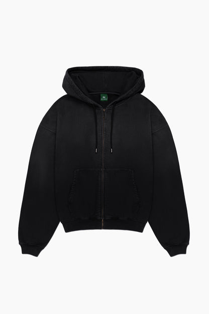 Principal Zip Hoodie - Faded Black