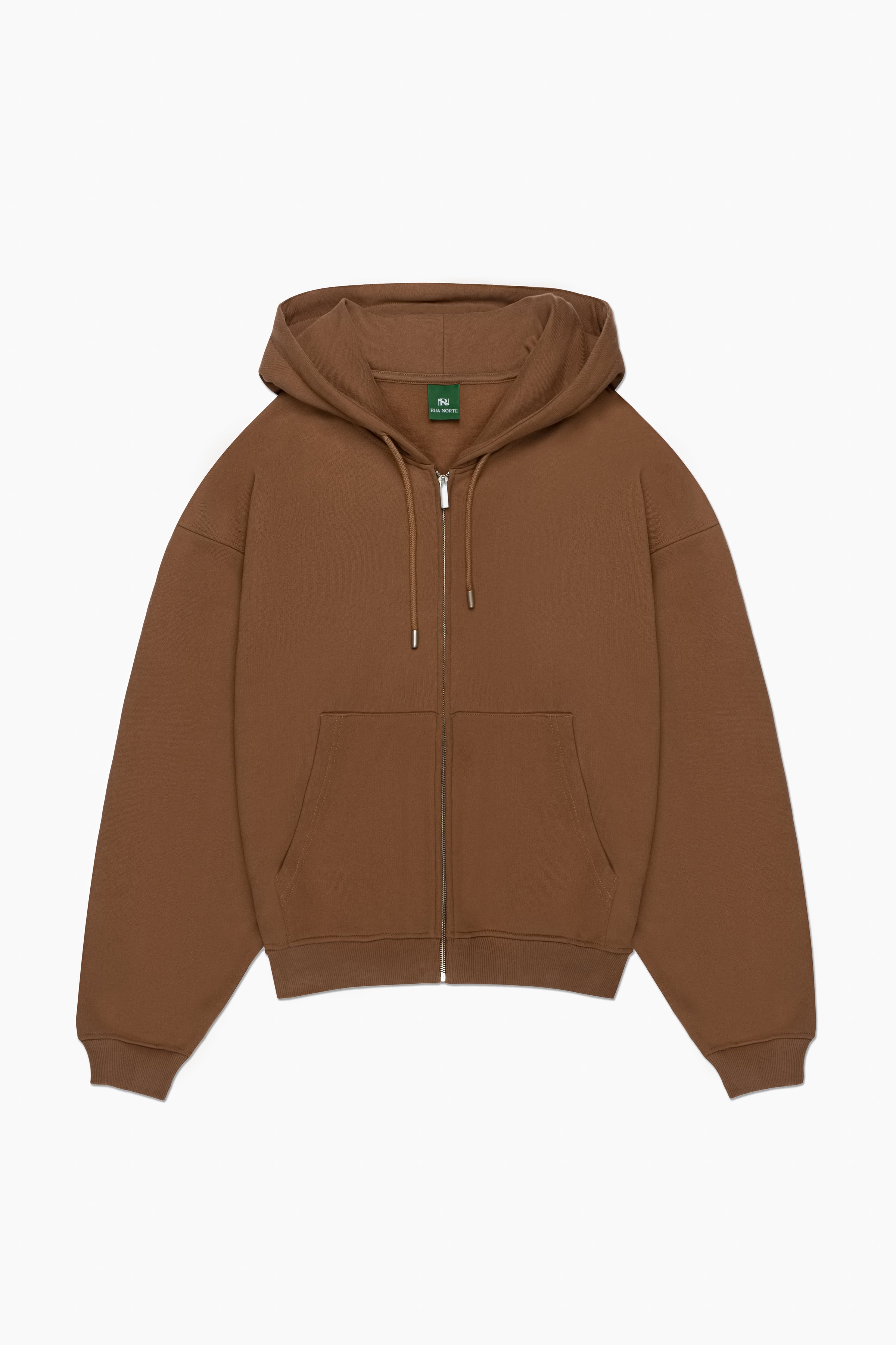 Principal Zip Hoodie - Heritage Brown
